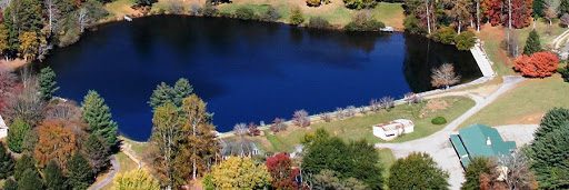 Forge Valley Event Center With Pond Aerial View